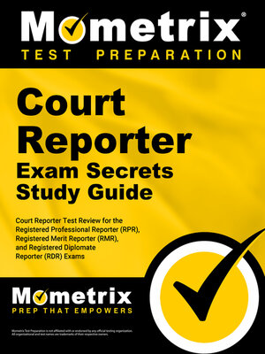 cover image of Court Reporter Exam Secrets Study Guide